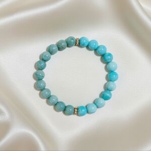 Amazonite/Hemimorphite Bracelet